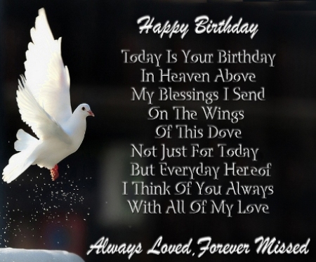 Happy Birthday Dad In Heaven Quotes Poems Pictures From Daughter