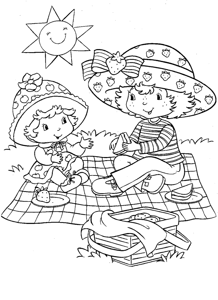 Strawberry Shortcake Coloring Pages Learn To Coloring