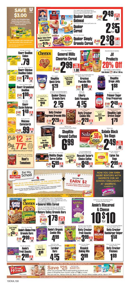 Shoprite circular this week Browse the latest ShopRite Flyer Sale, valid November 18 – November 24, Save with this week ShopRite Ad Circular, printable coupons and bakery & deli offers & deals. Shop the freshest variety of baked goods from the retailer bakery department, available in every store.