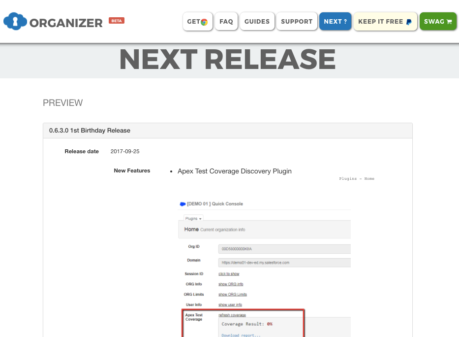 Nerd Work [Salesforce / Chrome Extension] Happy birthday to the