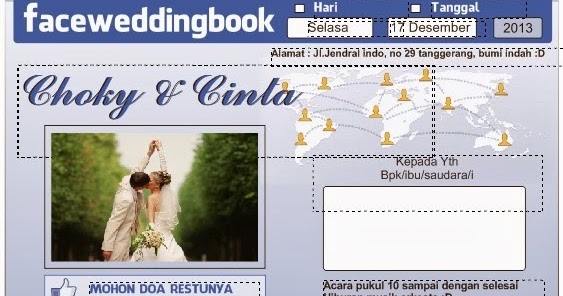  Undangan  Pernikahan  Desain  Facebook  3 CDR  File Free 