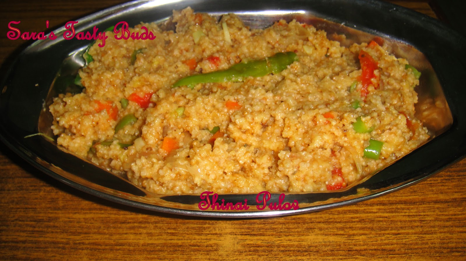 SARA'S TASTY BUDS: Foxtail millet vegetable pulov