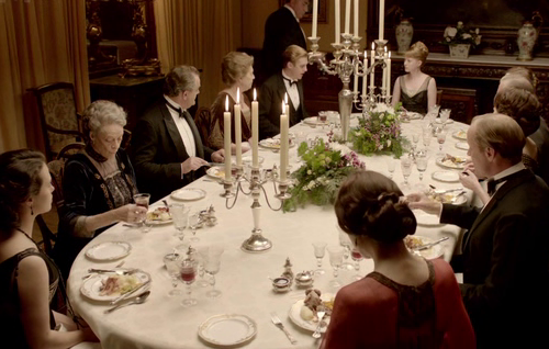 Life on: [ The Seventh Cloud ] : Dinner Downton Abbey Style: Good ...