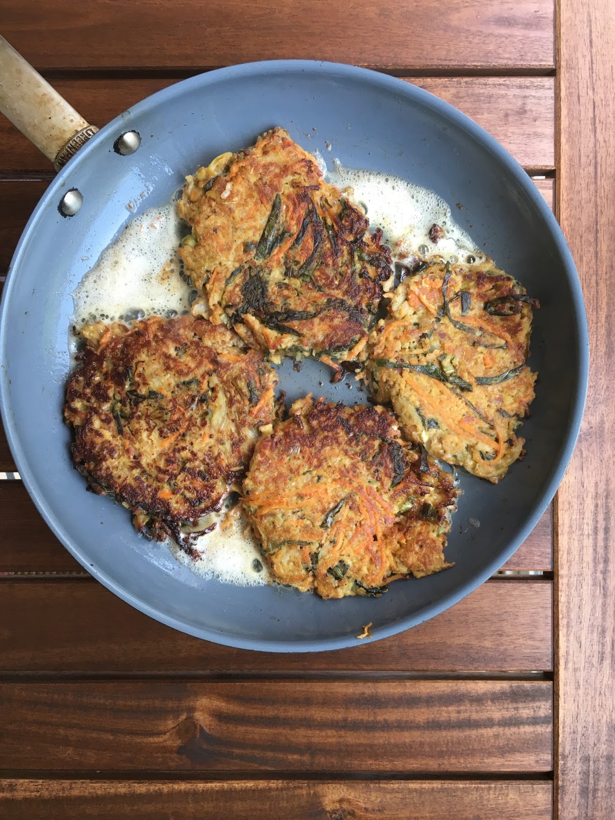 Avanti Cafe Musings Apple Pear Yam Latkes Chef Mark Cleveland