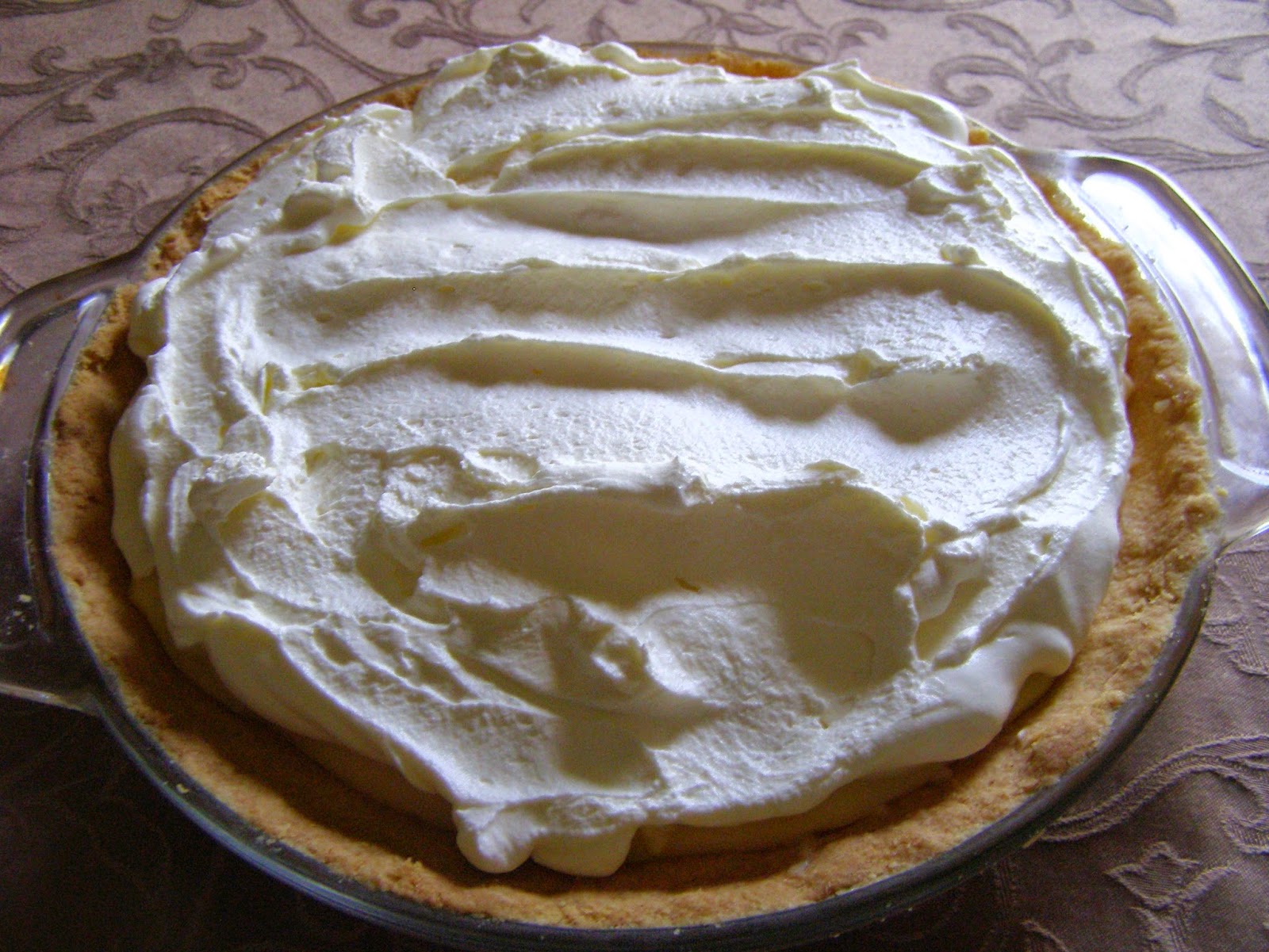 バタースコッチクリームパイ Butterscotch Cream Pie Sono S Blog