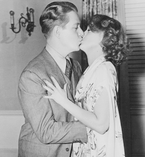 Jeanette MacDonald Nelson Eddy Kissing
