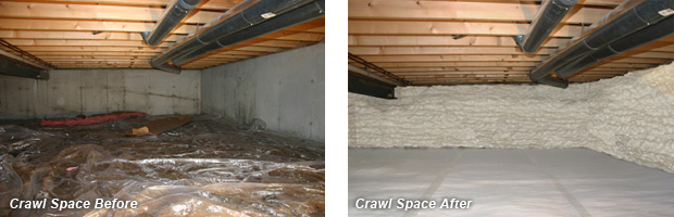 Crawl Spaces Before & After