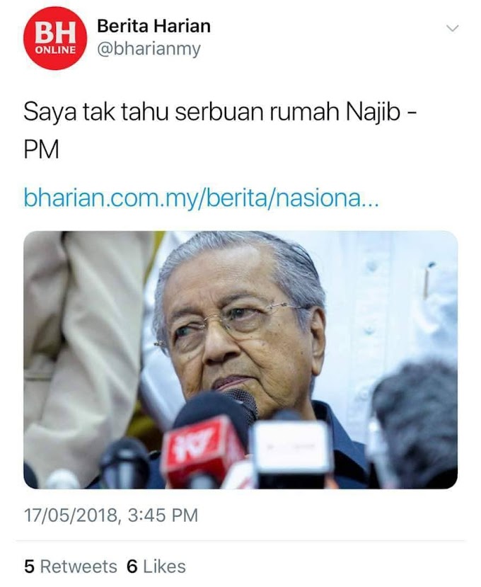 Perdana Menteri Tak Tahu Mengenai Serbuan Polis Ke Rumah DS Najib