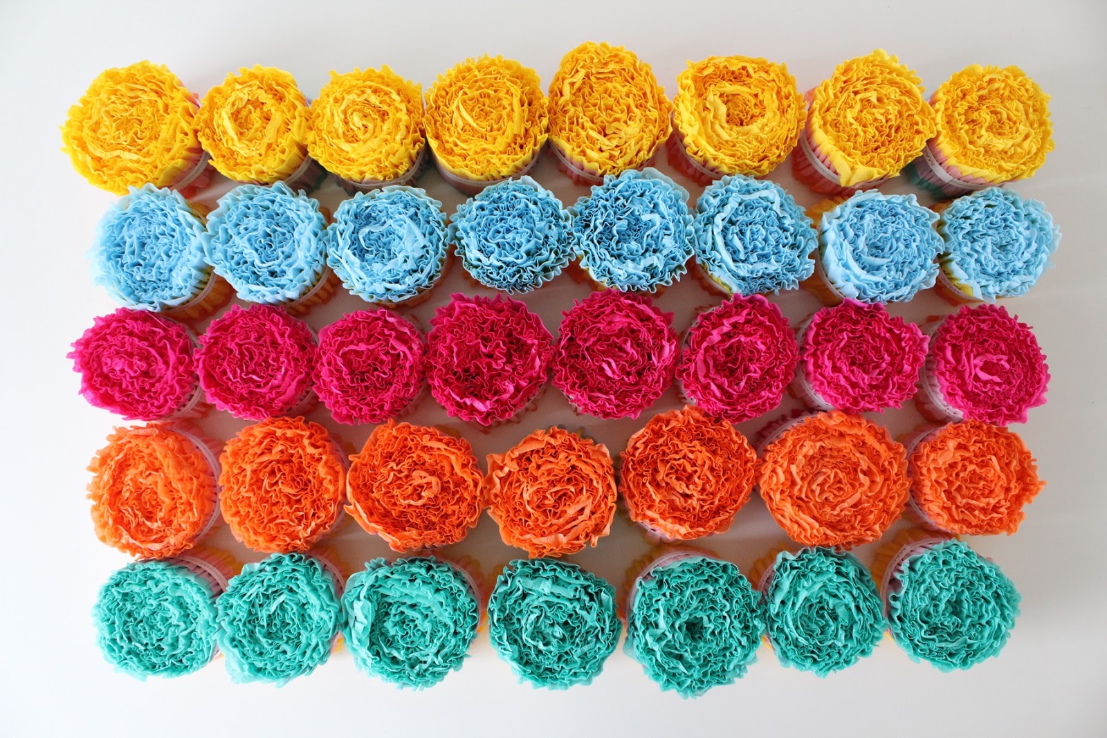 ruffled streamers gift bags MADE EVERYDAY