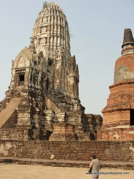 Wat Rajburana stupa at Ayutthaya Historical Park in Thailand