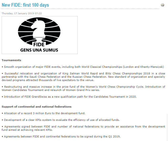 FIDE allocates - FIDE - International Chess Federation