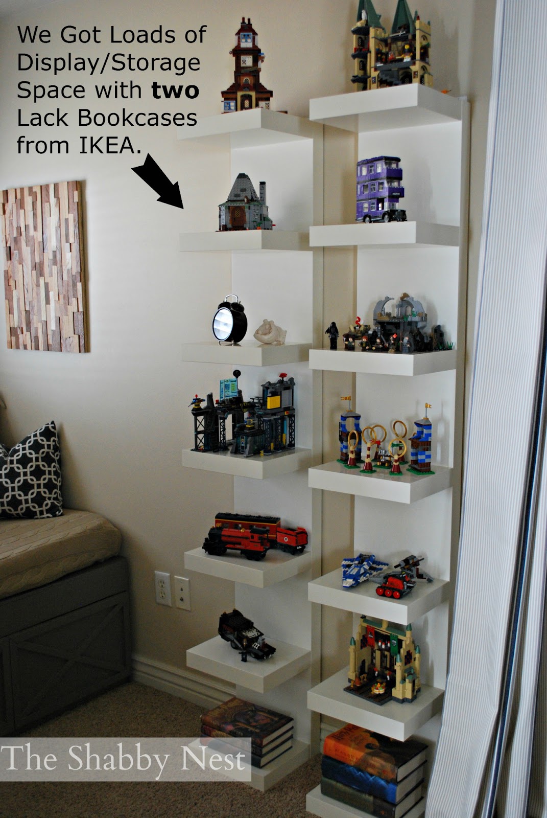 Decorative Shelf Black one size Room Copenhagen LEGO Book Rack 