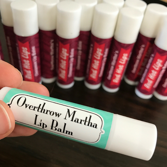 Make cute lip balm labels as your business cards or to give as gifts