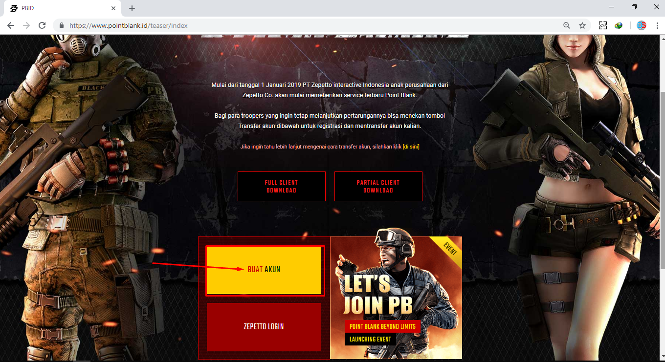 Cara Transfer Akun Point Blank Garena ke Zepetto Cara Transfer Akun Point Blank Garena ke Zepetto