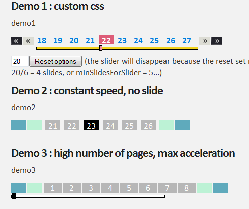 Js pagination examples