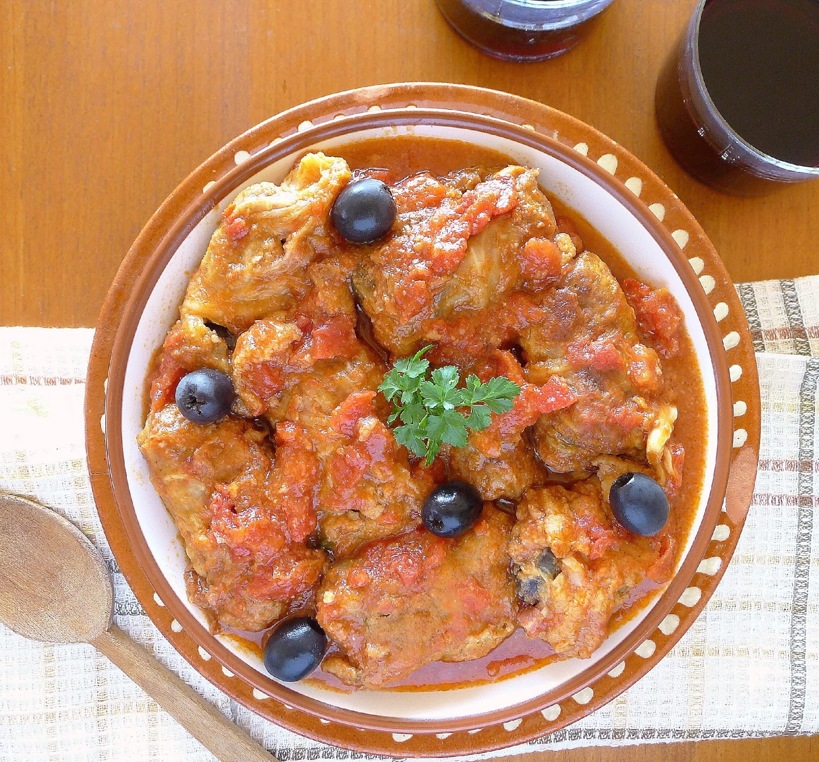 MY KITCHEN IN SPAIN THE CABBAGE IS ON A ROLL