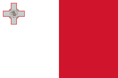 Logo Gambar Bendera Negara Malta PNG JPG ukuran 400 px