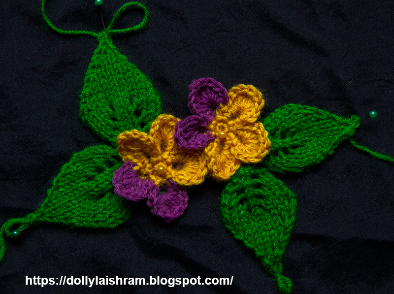 Anything Creative How to knit leaf Free Pattern
