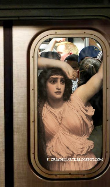 Bentornato Lunedì! - F. Leighton The last watch of hero-F.Leighton-Fotomontaggi satirici di dipinti