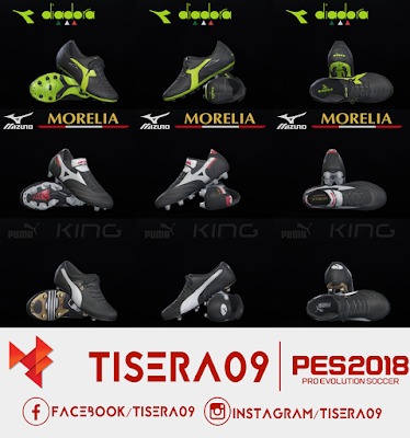 PES 2019 / PES 2018 Classic Boots Pack Part 1 by Tisera09