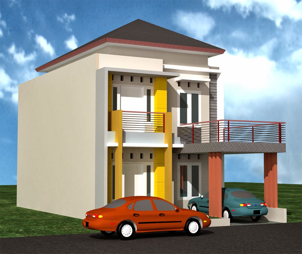 Gambar Desain Rumah Minimalis 2 Lantai Ukuran 5x10 Terbaru Desain