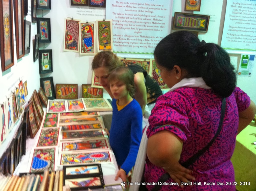 Madhubani Paintings by Vidushini Exhibiting at David Art Gallery in