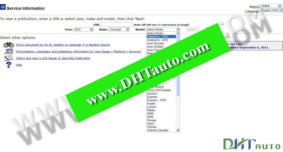 GENERAL MOTORS SERVICE INFORMATION [09.2011] Automotive Library
