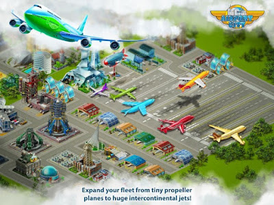 Game Airport City Mod Apk v4.3.2.1 Free Shopping