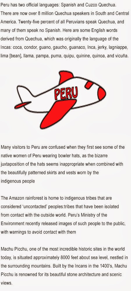 Facts about Peru for kids