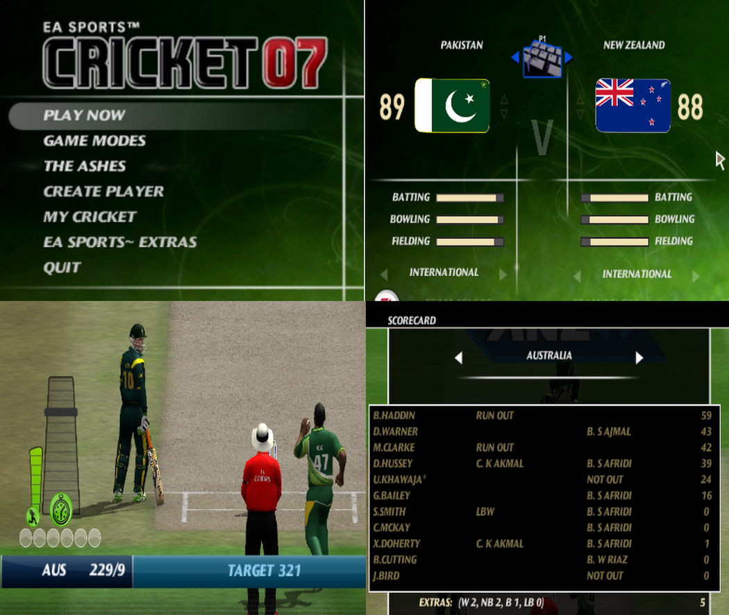 Stroke variation patch for cricket 07 patches