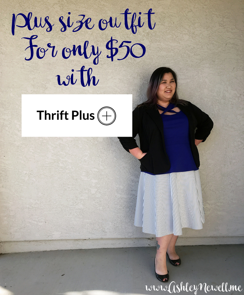 AshleyNewell.me Plus Sized Outfit for ONLY 50 with Thrift Plus!