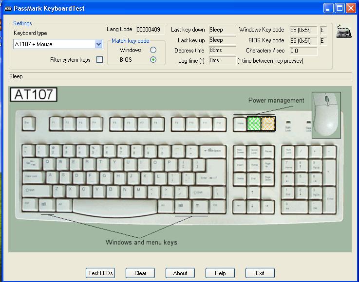 Keyboard test portable markas dunia maya