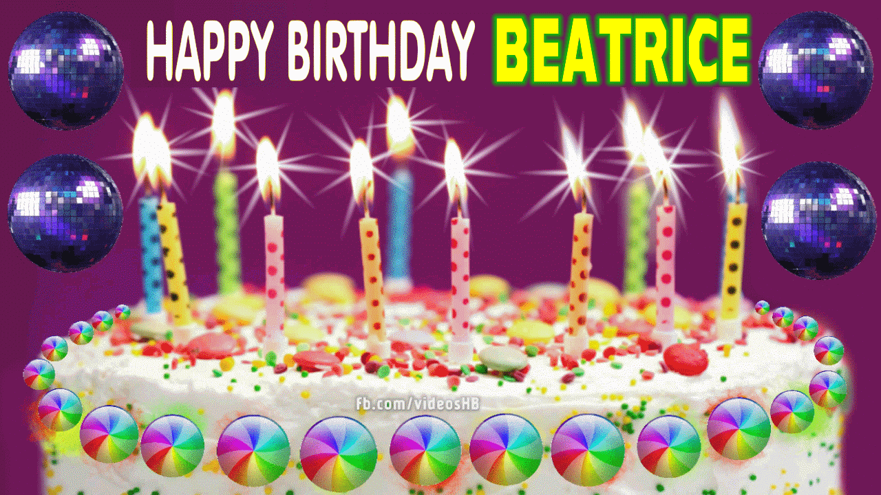 Happy Birthday Beatrice images gif