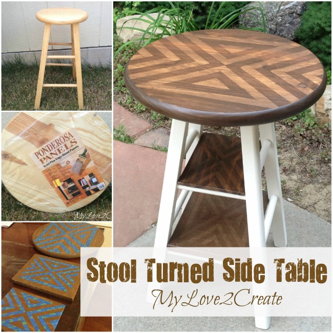 MyLove2Create, Stool Turned Side Table