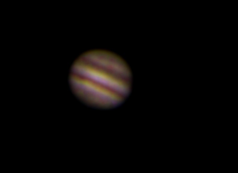 Astro "photographie" Amateur. Jupiter avec filtre apl.