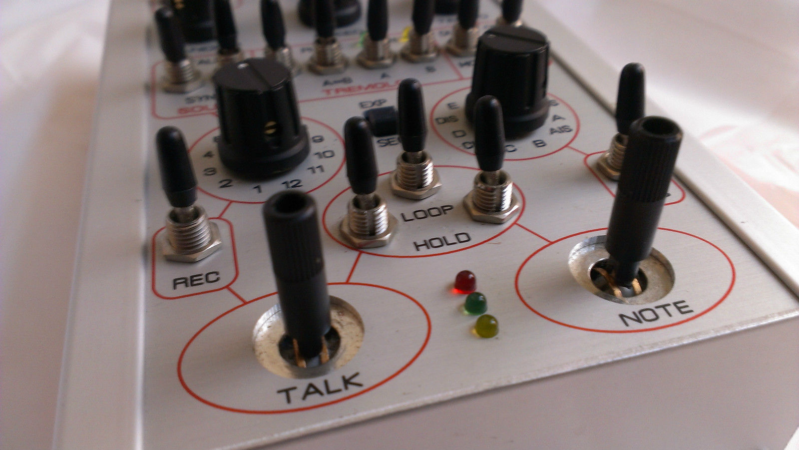 MATRIXSYNTH Flame Talking Synth with Dual Joysticks