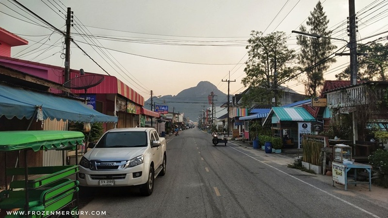 View from street, Kloug Wan, Thailand