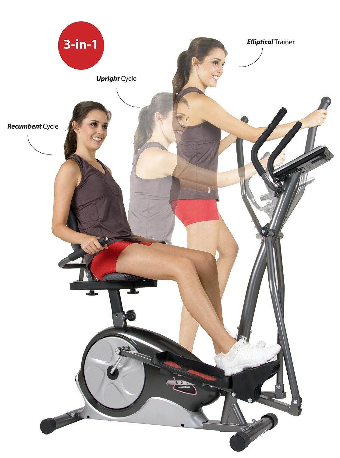 Exercise Bike Zone Body Flex Sports Body Champ 3 in 1