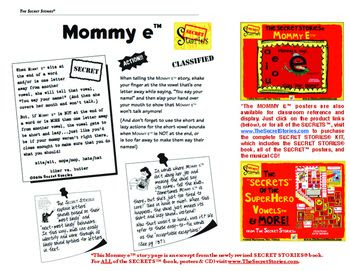 Secret Stories Mommy E® Phonics Secret! Do YOUR Kindergartners Know It?