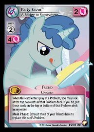 My Little Pony Party Favor, A Bridge to Somewhere Equestrian Odysseys CCG Card