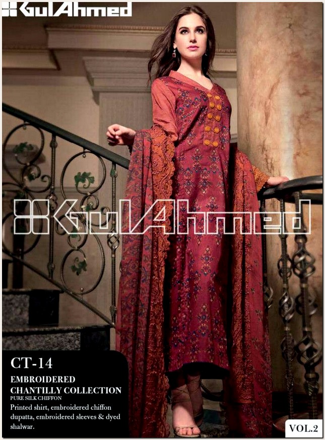 gul ahmed vol 9 lawn collection