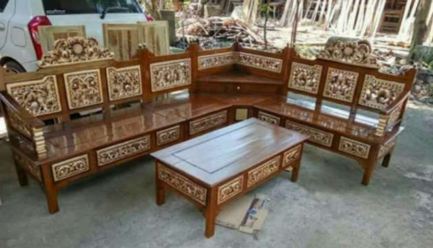 model kursi sudut kayu jati minimalis terbaru model kursi sudut kayu jati minimalis terbaru