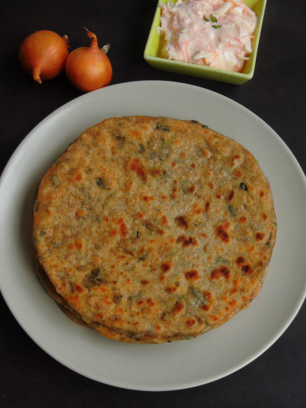 Onion Paratha/Pyaz ka Paratha/Onion Roti Cook N Click