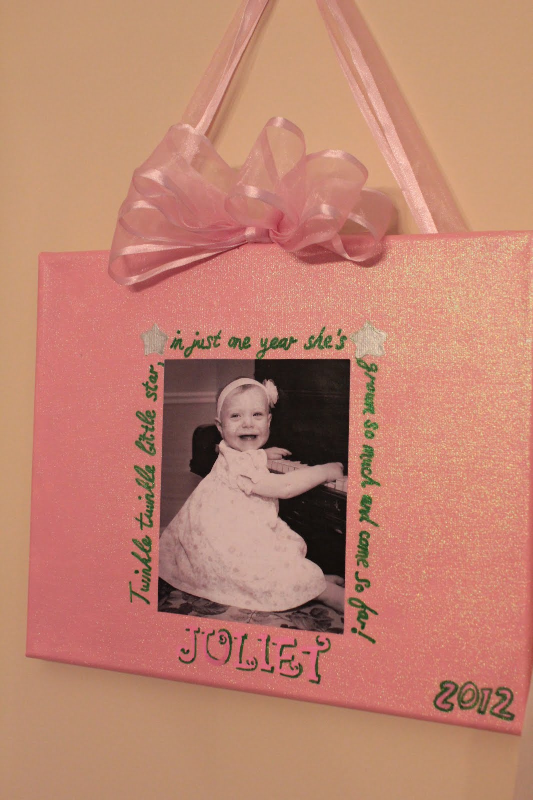 Sassy Sophia Designs Personalized Autograph Canvas