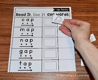 Reading Fluency: Read It, See It | CVC Word 4