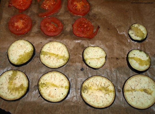 Berenjena y tomate horneadas HortoGourmet