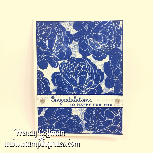 Stamping Rules! Live Beautifully Congratulations Card