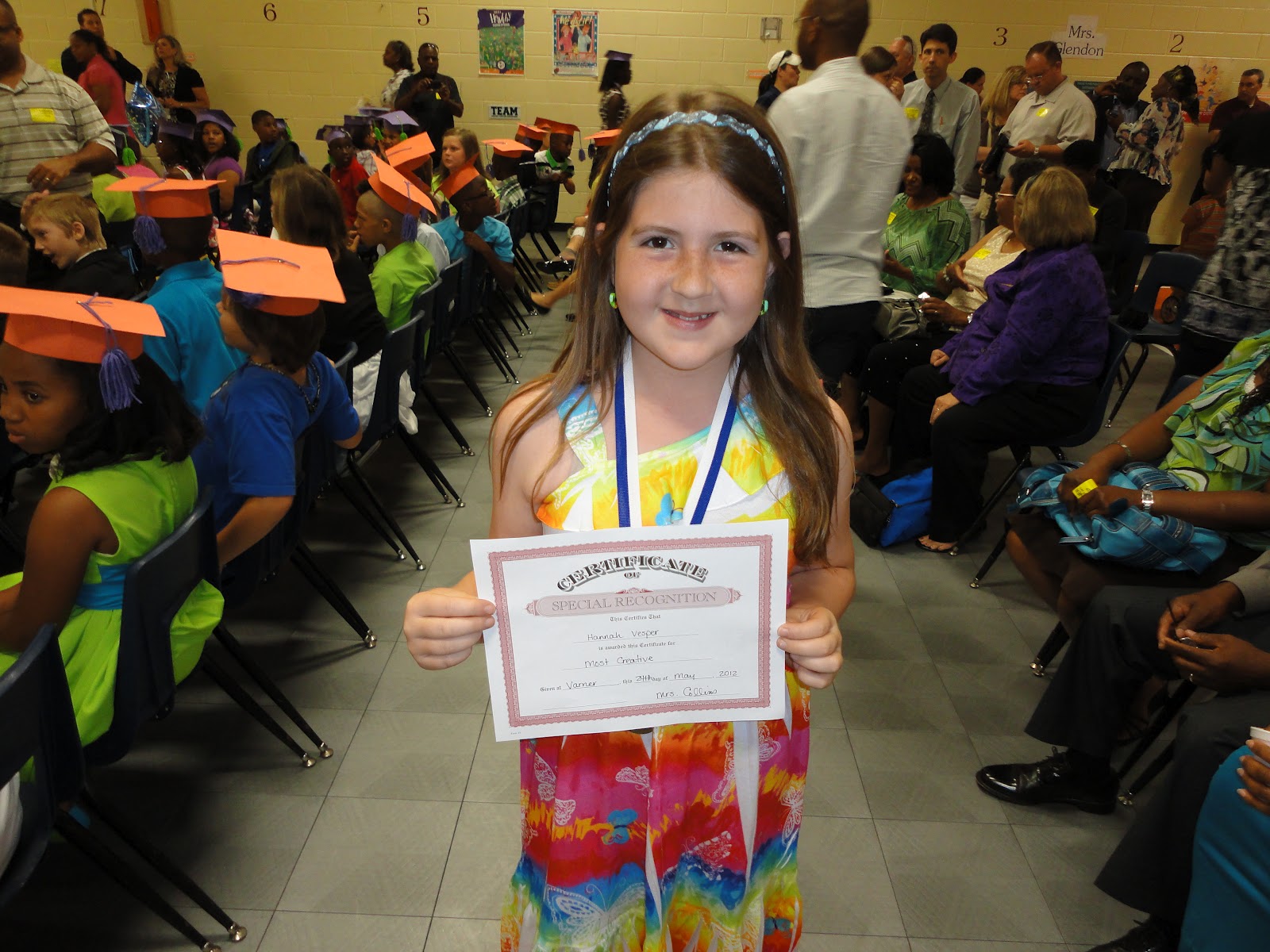 Revelations by a 40-Something Mom: 5th Grade Awards Day & 5th Grade Walk