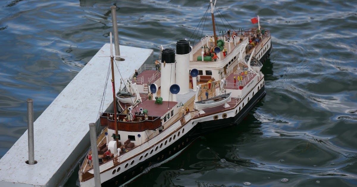 DMBC Dundee Model Boat Club 1885 Feature boat....PS Cariff Queen