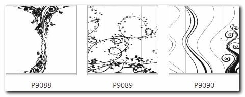 узоры на раздвижных дверях